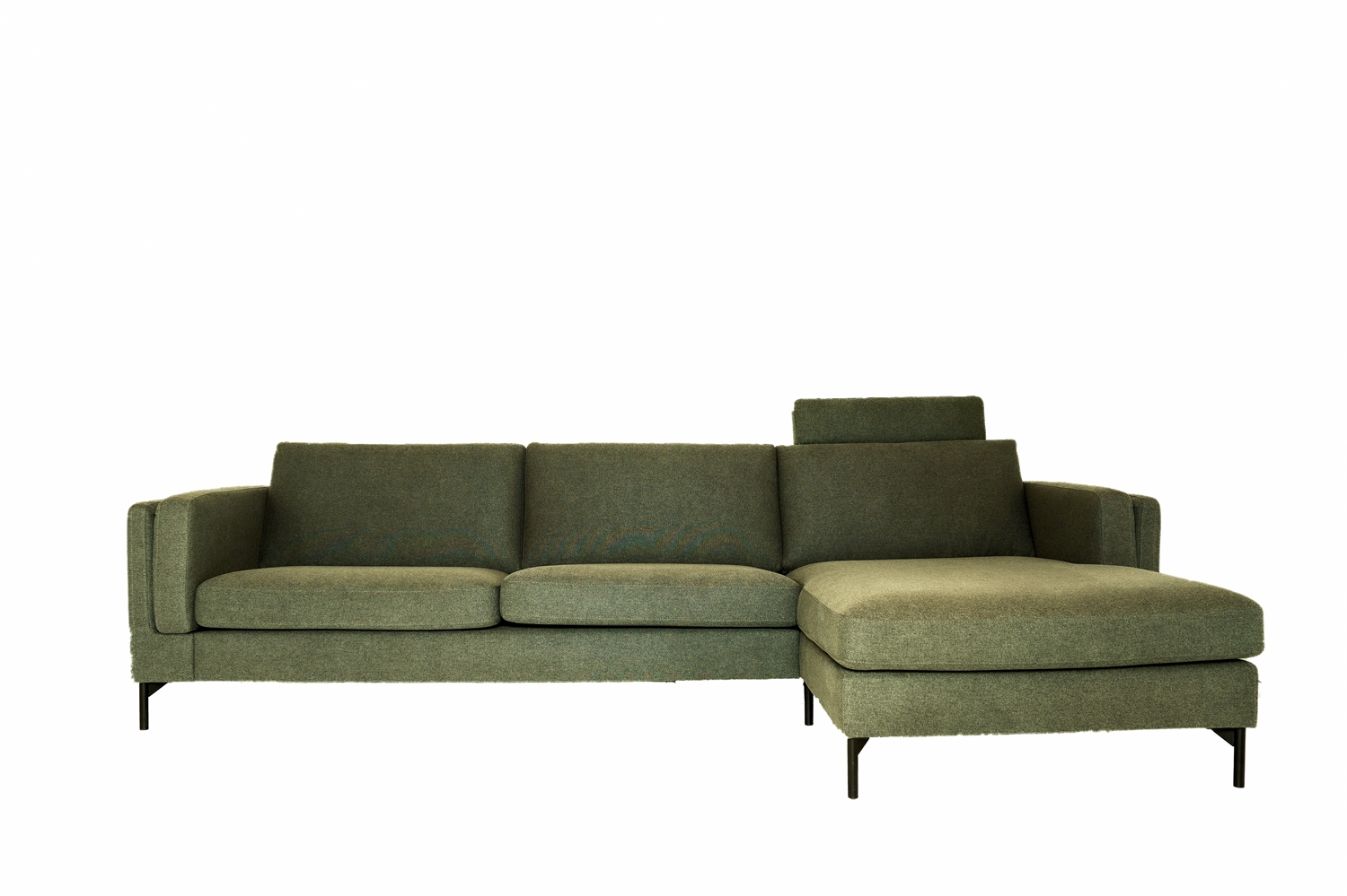 North Living Birgitte sofa - Grøn modul sofa m. chaiselong | Møbelsalg.dk