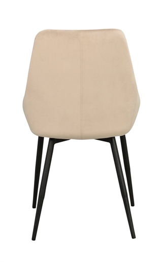 Velour Spisebordsstol