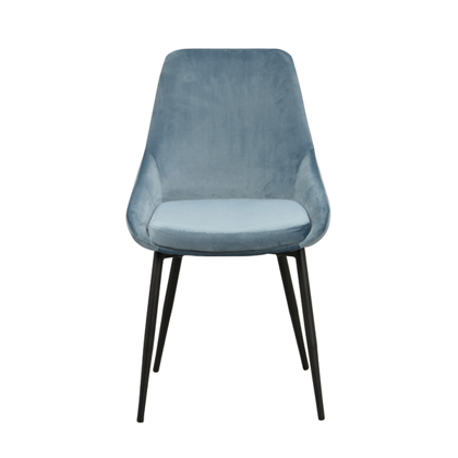 Velour Spisebordsstol