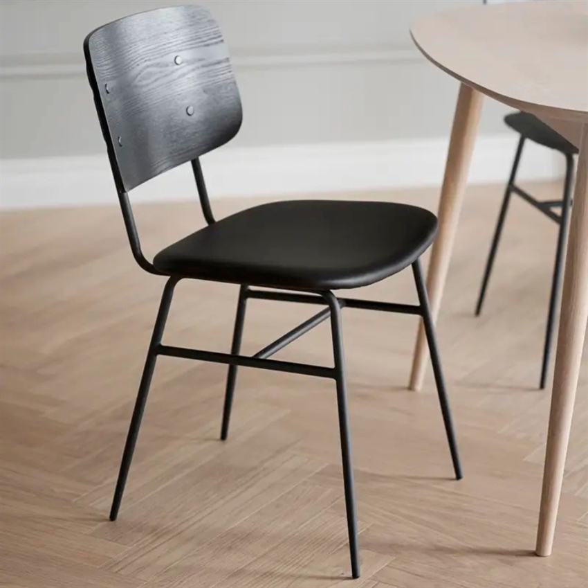 Rowico Brent Spisebordsstol – Sort