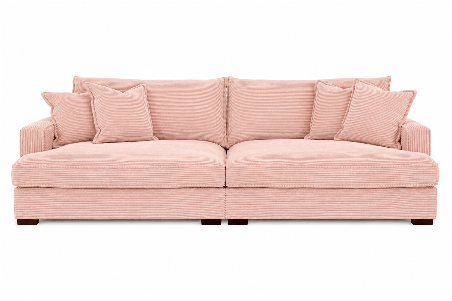 Chelsey flamingo fløjl flydersofa - 3 personers sofa - Small Scandinavian Living | Møbelsalg.dk