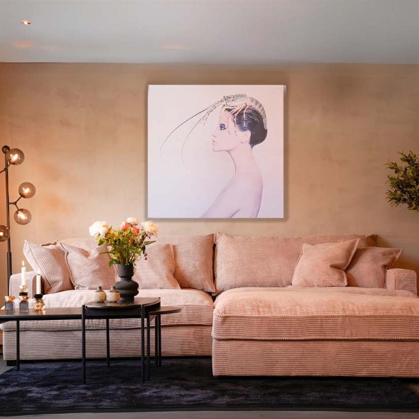 Fløjl sofa