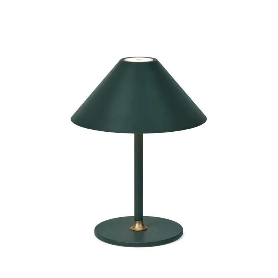 Halo Design - Comfy opladelig bordlampe - Mørkegrøn | Møbelsalg.dk