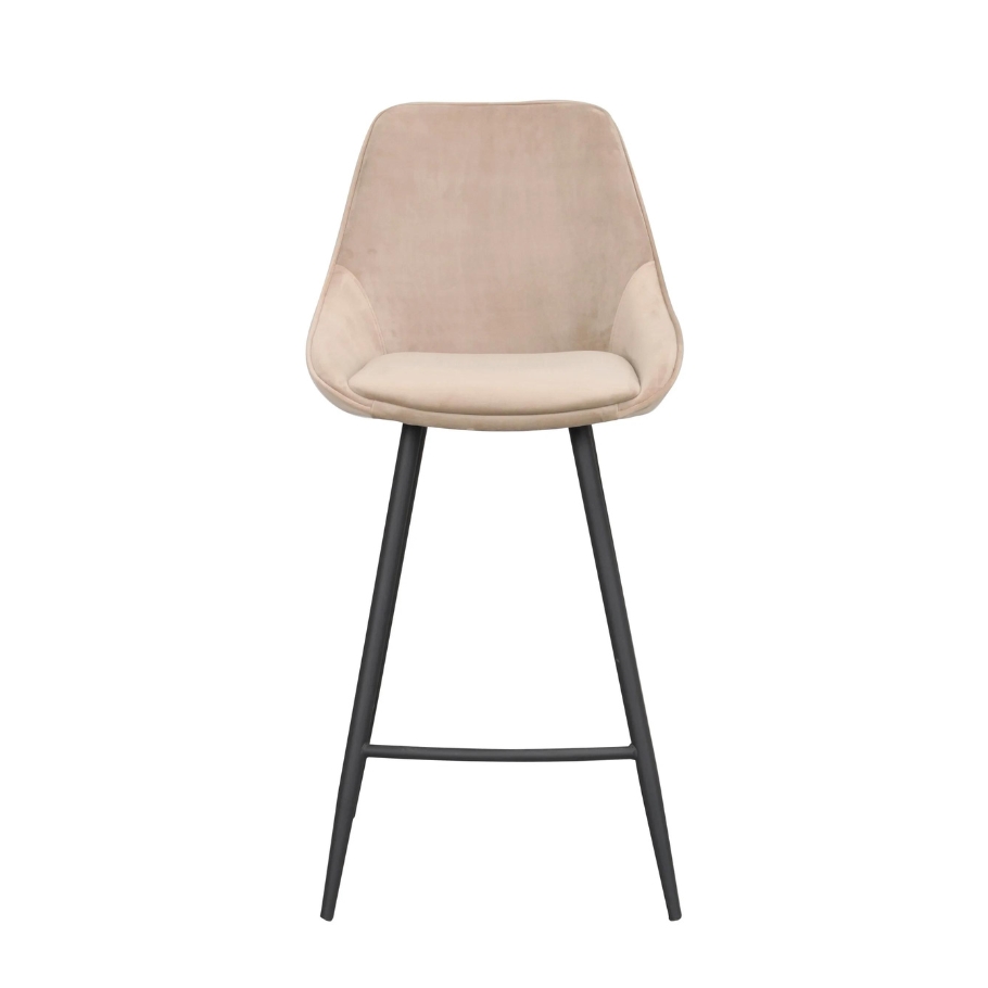 Rowico Home Sierra Barstol Beige m. Sorte Ben | Møbelsalg.dk