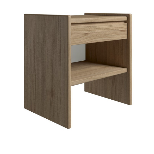 Kaagaard Sengebord m. 1 skuffe - Eg oliebehandlet 50 cm x 50 cm x 37 cm | Møbelsalg.dk