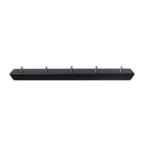 Hoigaard Knagerække - 5 knager - Sort 56 cm | Møbelsalg.dk