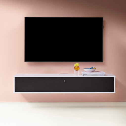 Mistral Tv bord - Hvid 89 cm x 23 cm x 32.5 cm | Møbelsalg.dk