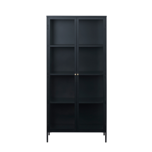Scandinavian Living Carmel - Høj vitrineskab m. 2 glaslåger 90 cm x 190 cm x 40.3 cm | Møbelsalg.dk