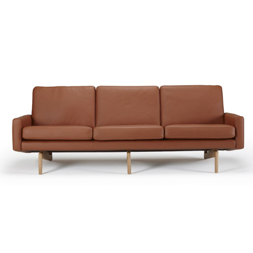 Valencia 3. personers sofa | Cognac læder