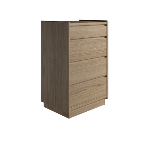 Kaagaard - Sengebord med 4 skuffer - Eg 50 cm x 74 cm x 37 cm | Møbelsalg.dk
