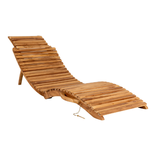 Bornholm solvogn | Teak liggestol