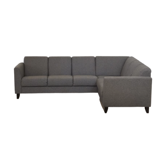 Hjørnesofa i flot grå - Fri fragt og hurtig levering