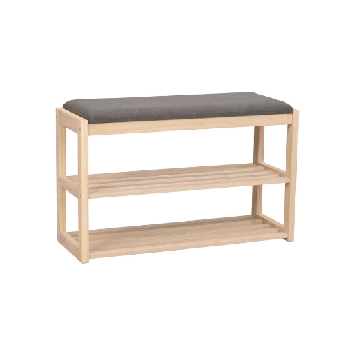 Rowico Home Skobænk Hvidpigmenteret Eg 80 cm x 52 cm x 30 cm | Møbelsalg.dk