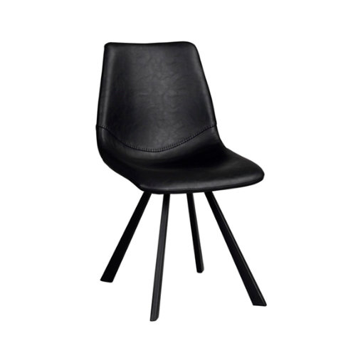 Rowico Home Auburn Spisebordsstol – Sort | Møbelsalg.dk