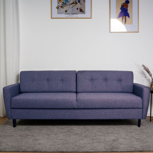 Nordic Design München Sovesofa - Blå sovesofa med magasin | Møbelsalg.dk