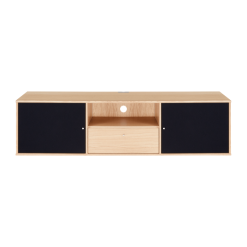 Mistral AV 232 - TV Bord i egetræ 161.5 cm x 41.8 cm x 45 cm | Møbelsalg.dk