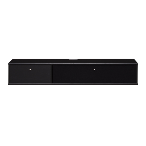 Mistral AV - TV Møbel - Modul 034 - Sort 133 cm x 23 cm x 32.5 cm | Møbelsalg.dk