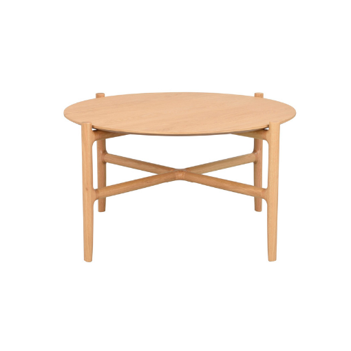 Rowico Home Holton Sofabord Egetræ 87 cm x 46 cm x 87 cm | Møbelsalg.dk