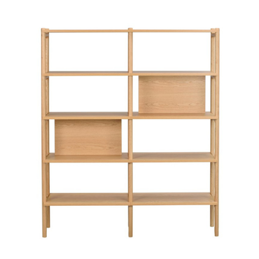 Rowico Home Holton Bogreol Egetræ 140 cm x 166 cm x 36 cm | Møbelsalg.dk