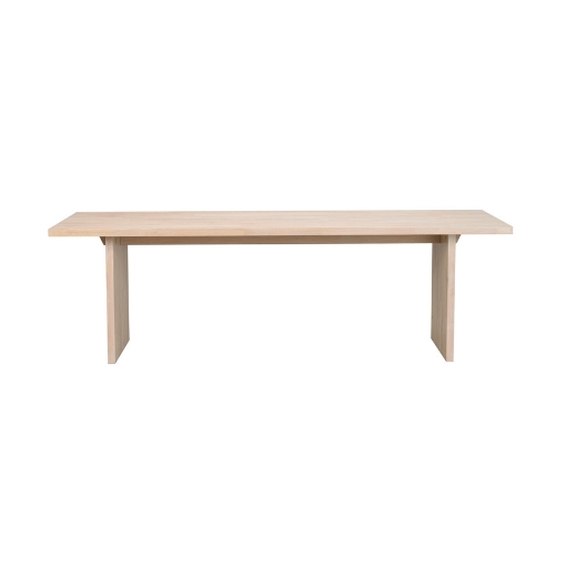 Rowico Home Emmett Spisebord Hvidpigmenteret 240 cm x 75 cm x 95 cm | Møbelsalg.dk