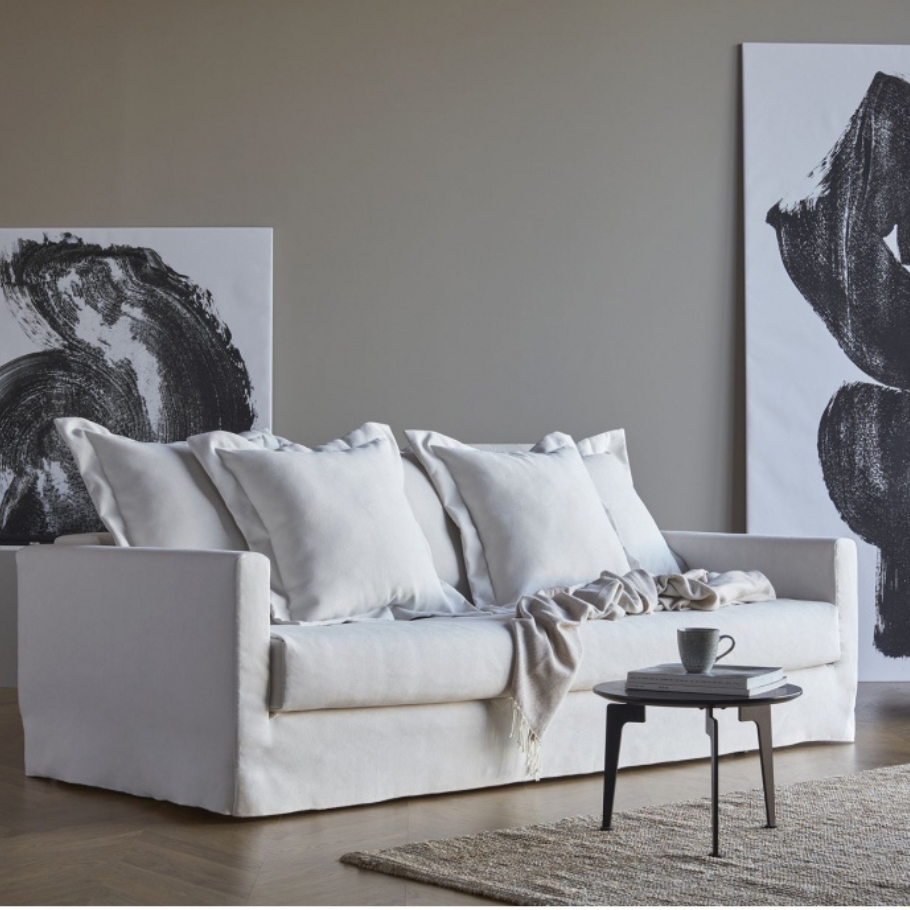 Innovation Living Pascala sovesofa - Dusty Offwhite 226 cm x 84 cm x 105 cm | Møbelsalg.dk