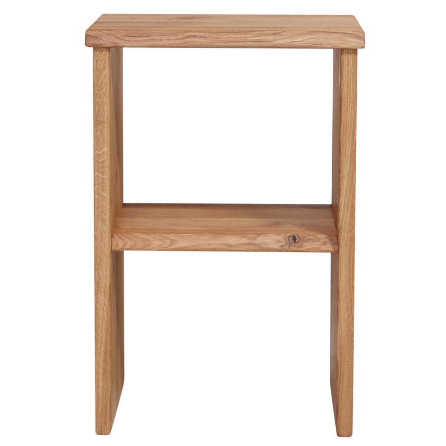 Wood by Nordic Fjord sengebord - Natur olie 30 cm x 60 cm x 40 cm | Møbelsalg.dk