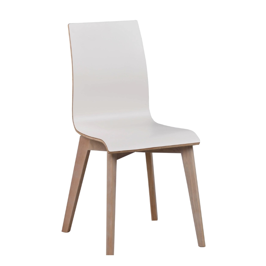Rowico Home Gracy Spisebordsstol Hvid m. Hvidpigmenteret | Møbelsalg.dk