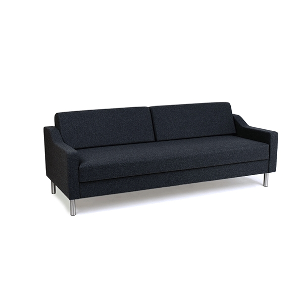 Trekanten Hestbæk 413 D | Sort sovesofa