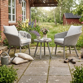 Fanø havemøbelsæt – Stole m. bord 