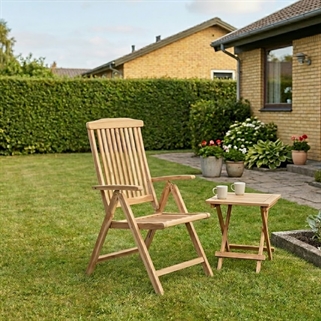 Havestol | 5 positionsstol i teak
