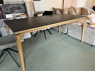 PBJ spisebord i stone laminat m. tillægsplader 95x175CM | Eg