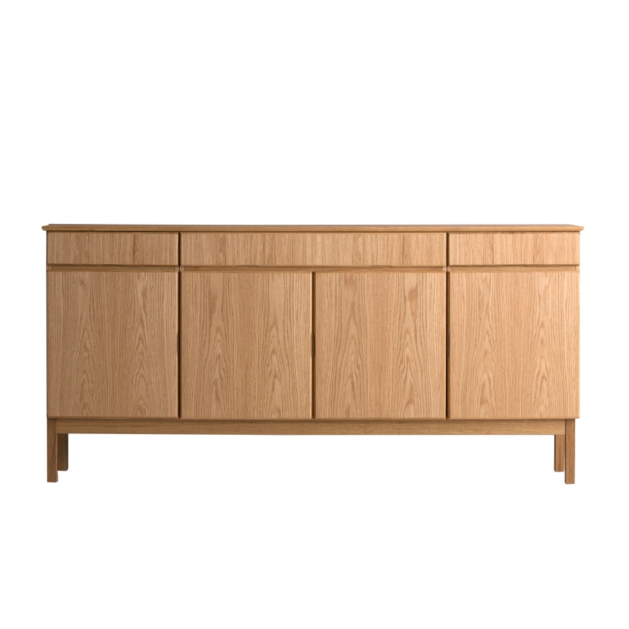 Klim Furniture - Skænk 2044 - Eg natur olie 203 cm x 98 cm x 40 cm | Møbelsalg.dk