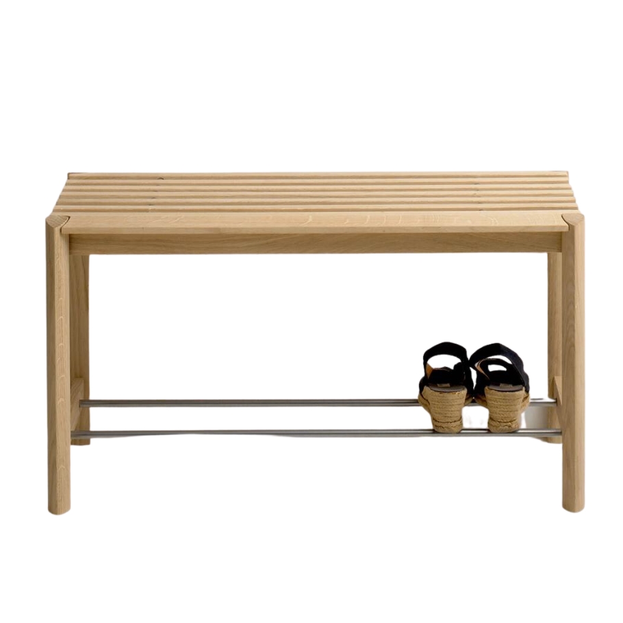 Thomsen Furniture - Entré bænk - Olieret eg 80 cm x 45 cm x 33 cm | Møbelsalg.dk