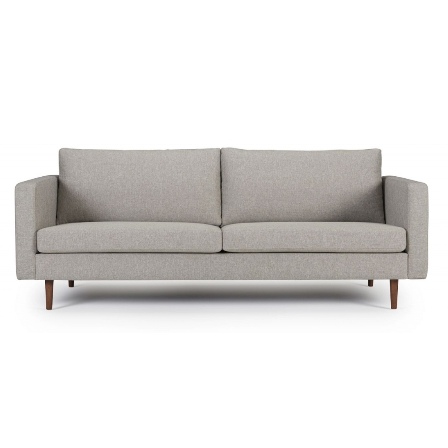 Nordly Linea 3. personers sofa - Sandfarvet 208 cm x 81 cm x 87 cm | Møbelsalg.dk