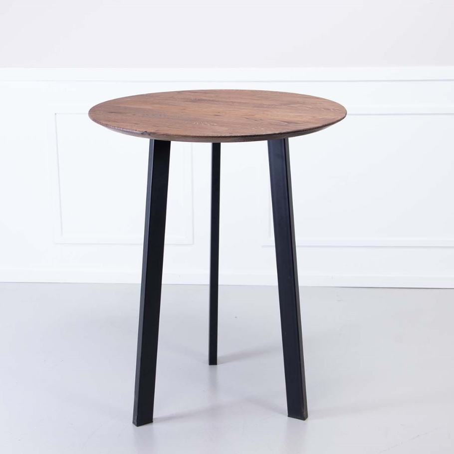 Wood by Nordic Miami rundt barbord - Smoked olie 15 cm x 3 cm x 15 cm | Møbelsalg.dk
