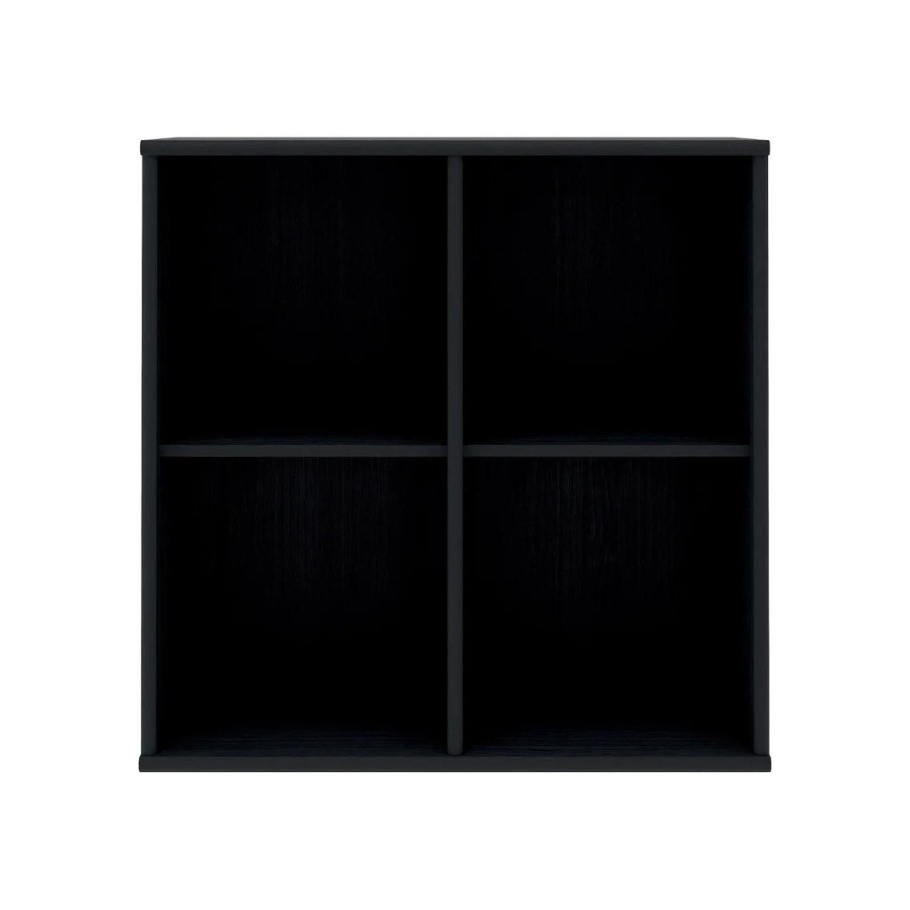Mistral 025 bogkasse - Sortbejdset finér 70 cm x 70 cm x 27 cm | Møbelsalg.dk