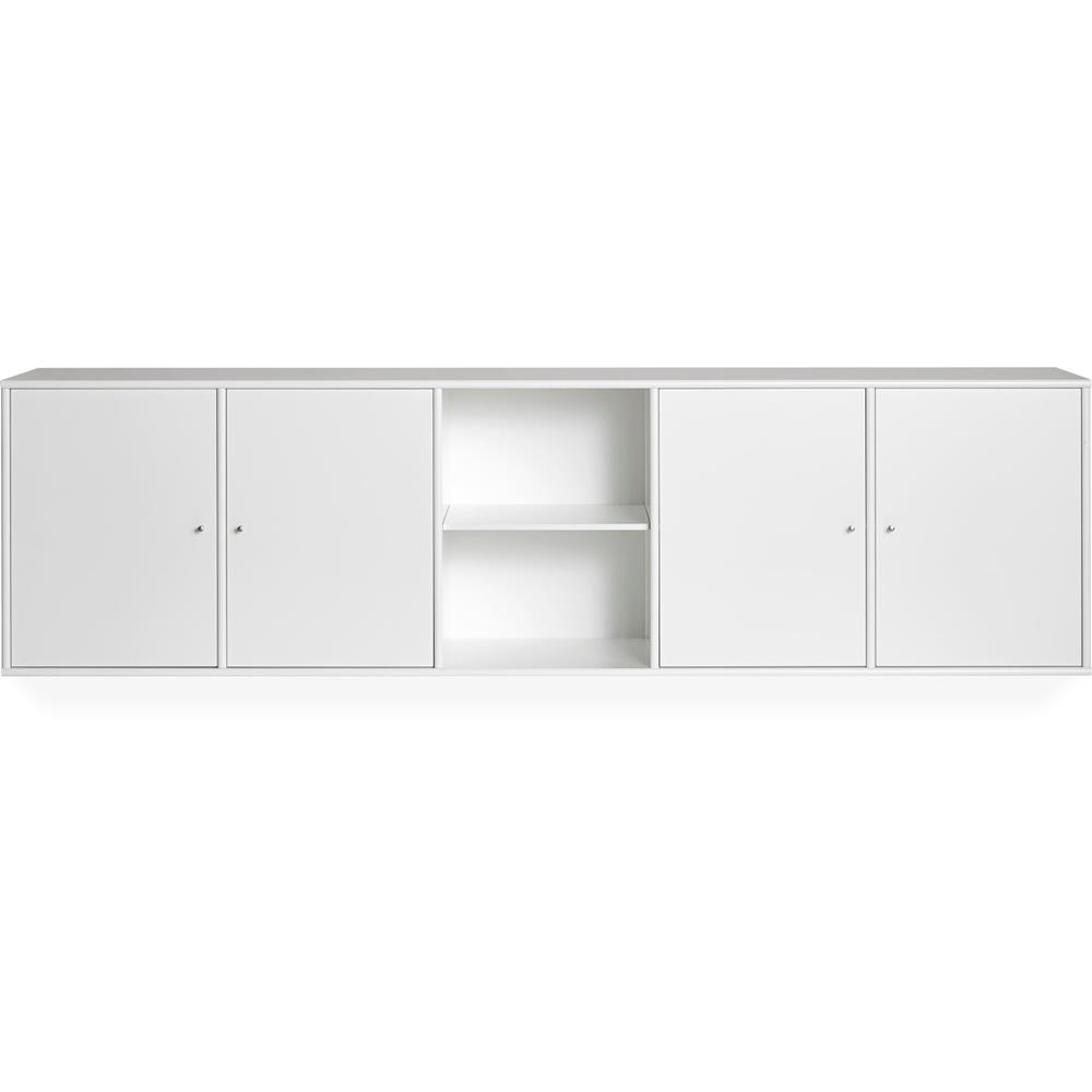 Mistral skænk - 220 cm - Hvid | Møbelsalg.dk