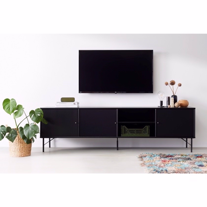 TV Bord fra Mistral - 214 cm langt - plads til det hele