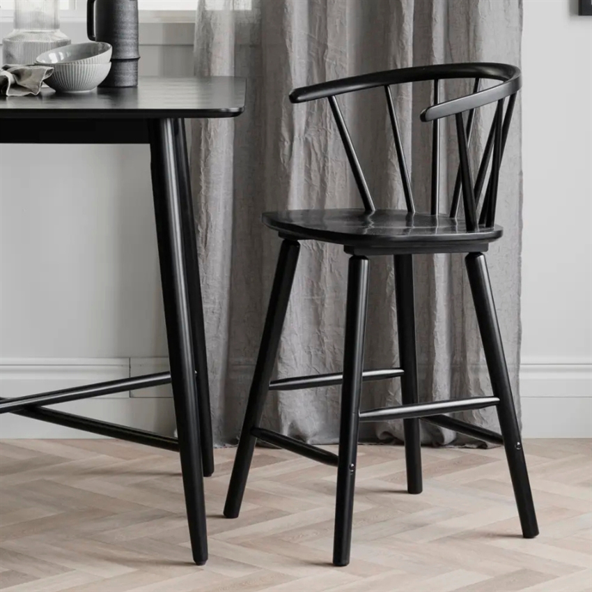 Rowico Carmen | Sort barstol