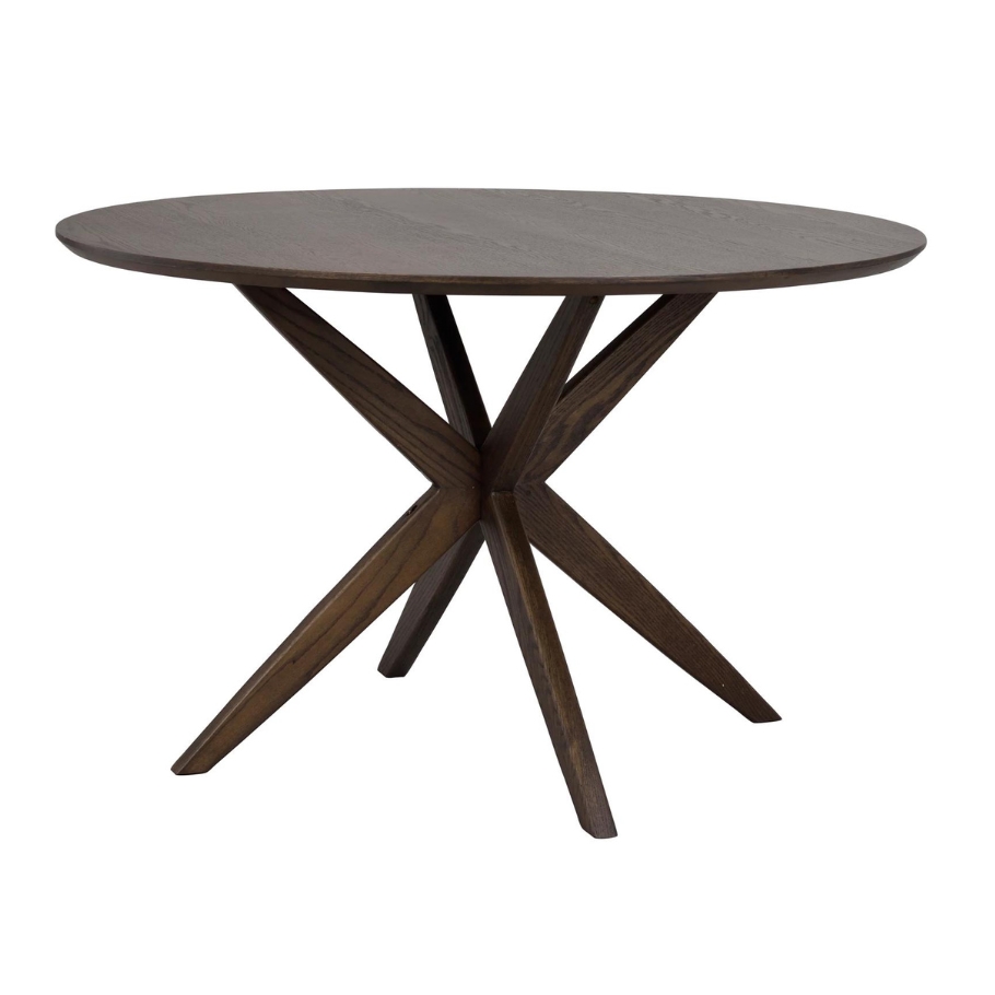 Rowico Home Calverton Rundt Spisebord Eg 120 cm x 75 cm x 120 cm | Møbelsalg.dk