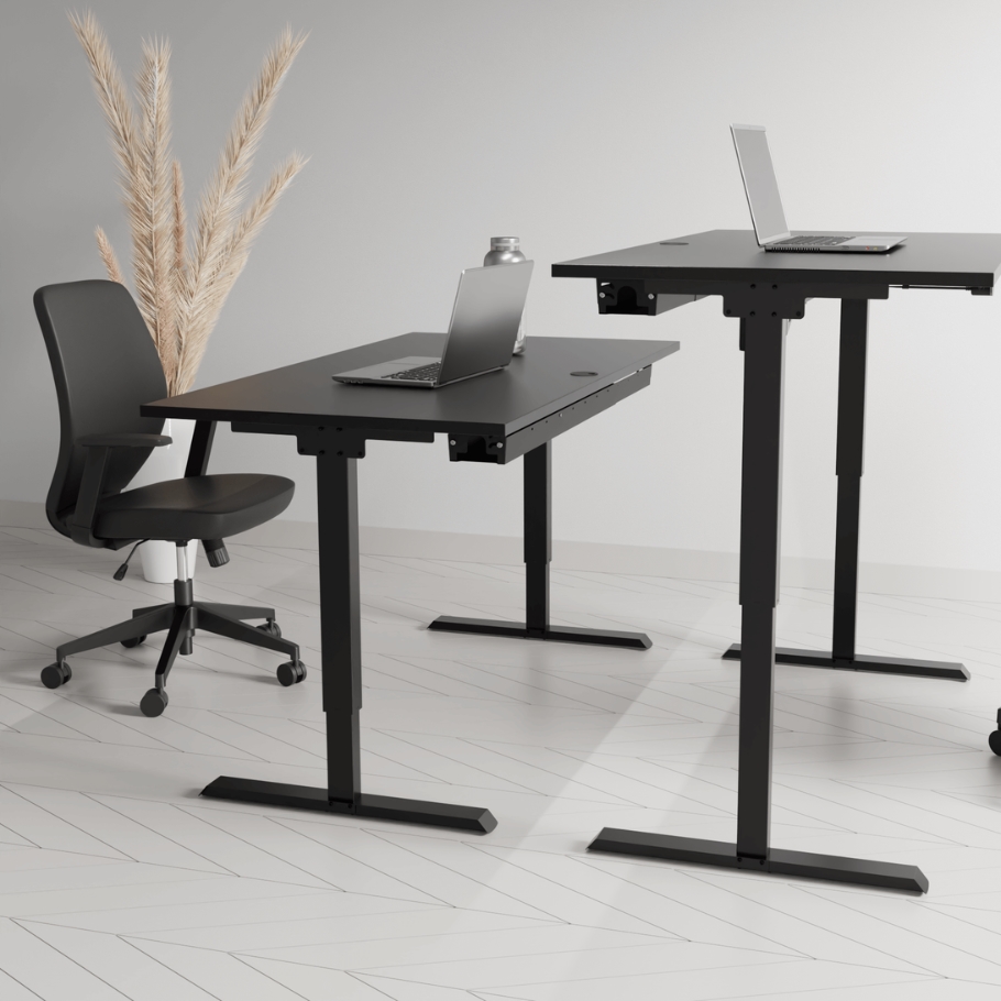 Norddesk ProLift Hæve-/Sænkebord 160x80 Sort 160 cm x 80 cm | Møbelsalg.dk