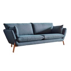 Freja 3. pers sofa | Blå stof