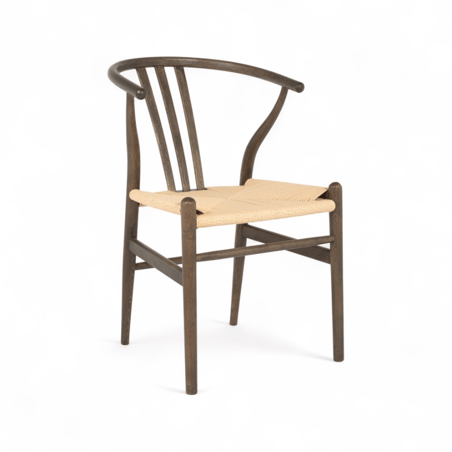 Scandinavian Living Fjord spisebordsstol - Røget eg / beige | Møbelsalg.dk
