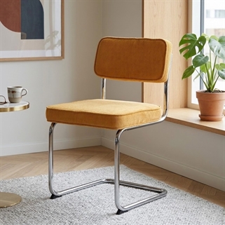 Theo spisebordsstol | Gul fløjl