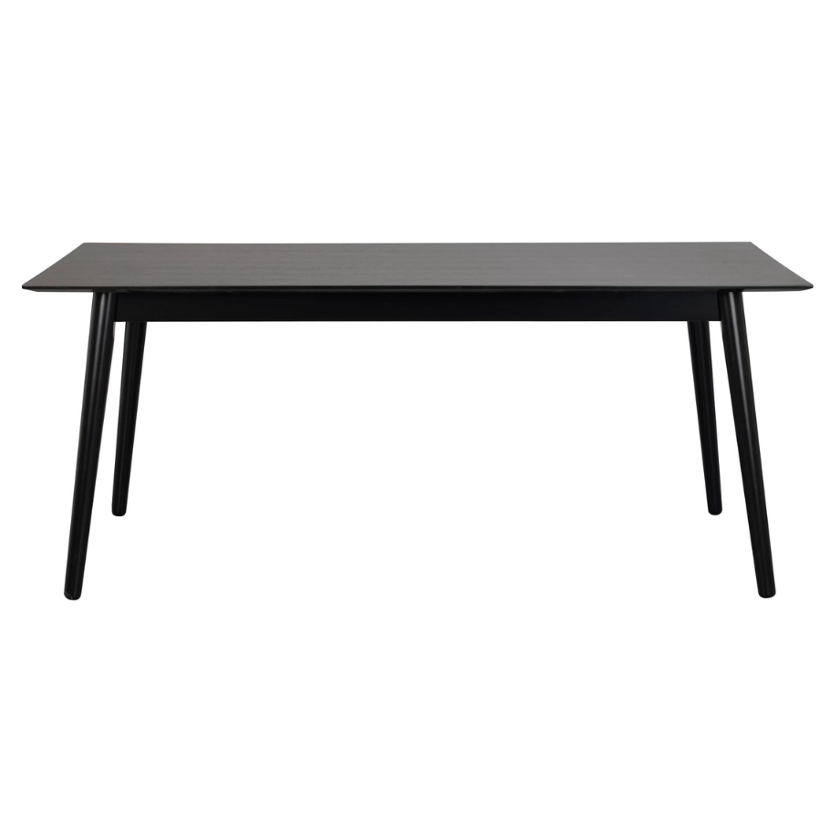 Rowico Home Lotta Sort Spisebord 180 X 90 cm | Møbelsalg.dk