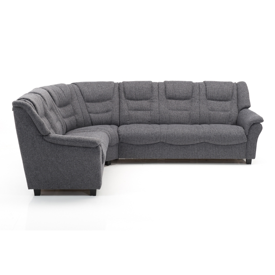Hjort Knudsen Monza - 23ér hjørnesofa i grå stof 272 cm x 94 cm x 221 cm | Møbelsalg.dk