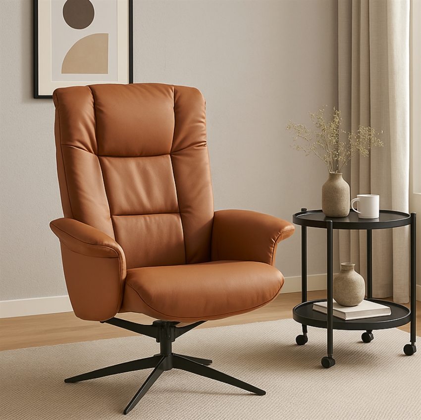 HJORT KNUDSEN Lænestol 3255 | Cognac