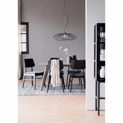 Sort Spisebordsstol ROWICO - Nagano stol