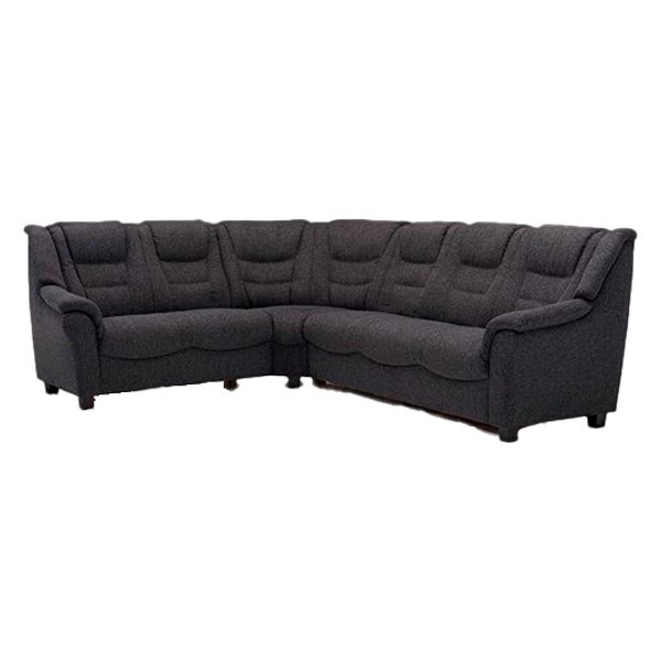 Hjort Knudsen Hjørnesofa Monza ( 23ér) - Antracit 272 cm x 94 cm x 221 cm | Møbelsalg.dk