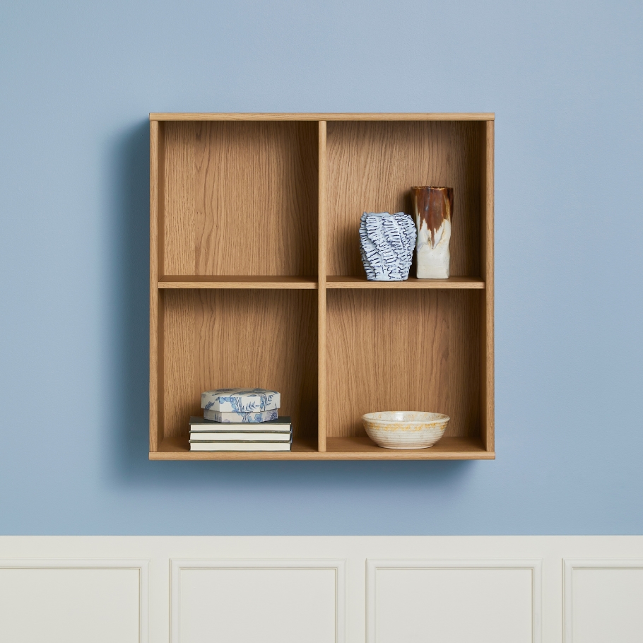 Mistral Modul 025 Bogkasse Olieret eg 70 cm x 70 cm x 27 cm | Møbelsalg.dk